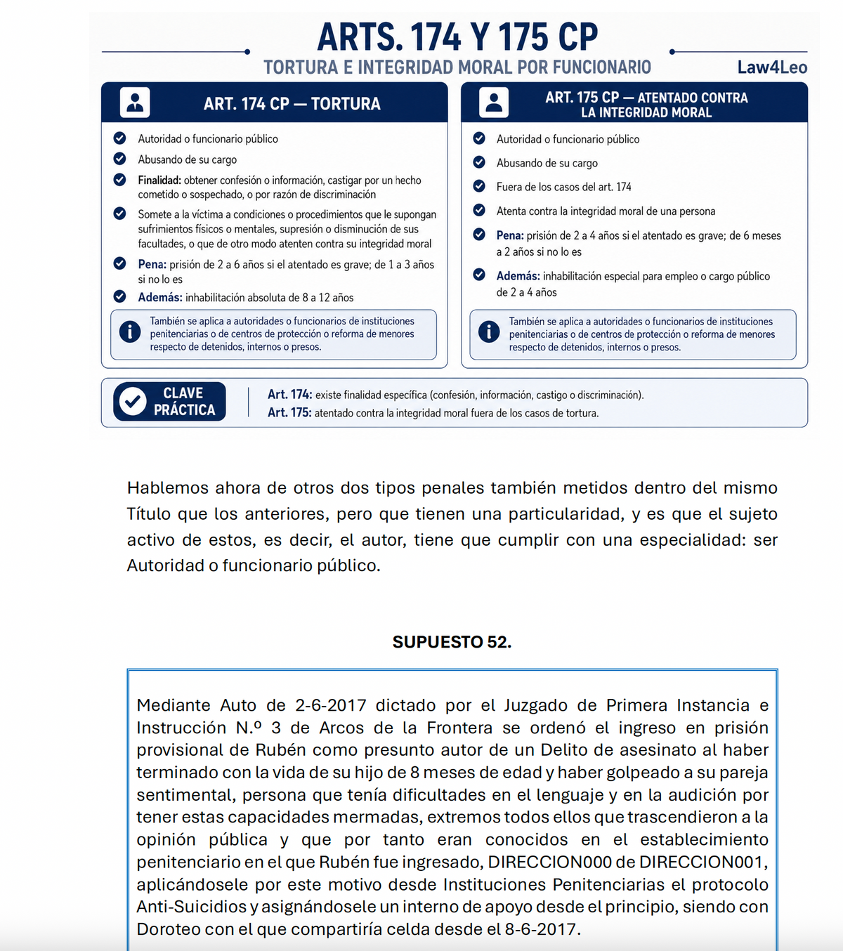 Delitos en la Práctica policial. Volumen I